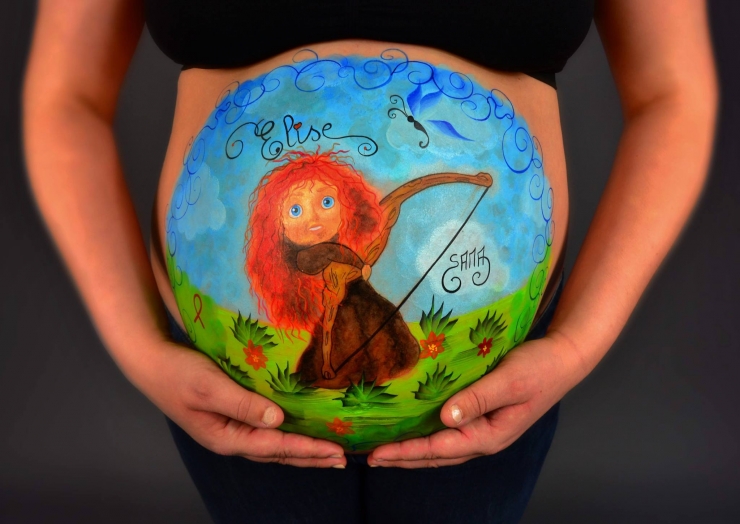 Illustration de l'article : 15 des plus belles r&eacute;alisations de Belly Painting par Steph Aux Mains D'Argent...