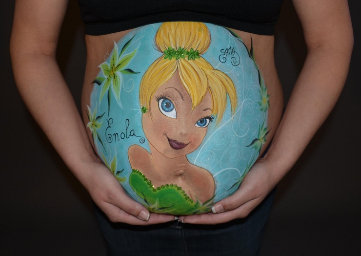Illustration de l'article : 15 des plus belles r&eacute;alisations de Belly Painting par Steph Aux Mains D'Argent...
