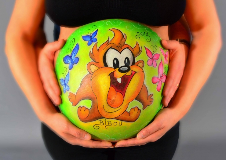 Illustration de l'article : 15 des plus belles r&eacute;alisations de Belly Painting par Steph Aux Mains D'Argent...