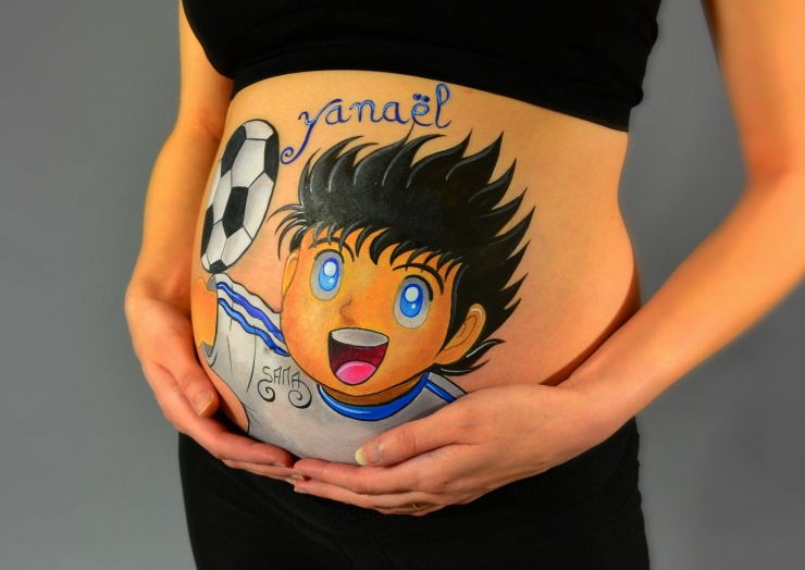Illustration de l'article : 15 des plus belles r&eacute;alisations de Belly Painting par Steph Aux Mains D'Argent...