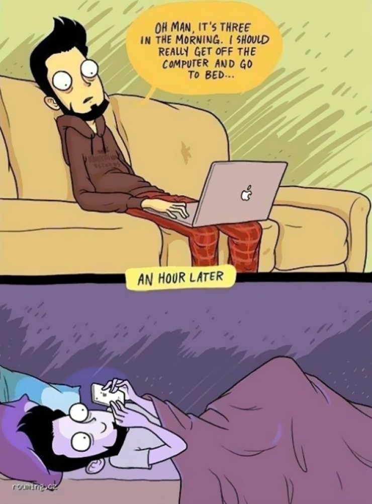 Illustration de l'article : 14 dessins qui illustrent notre addiction aux smartphones