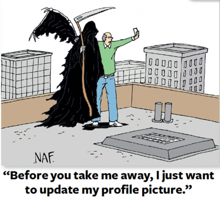 Illustration de l'article : 14 dessins qui illustrent notre addiction aux smartphones