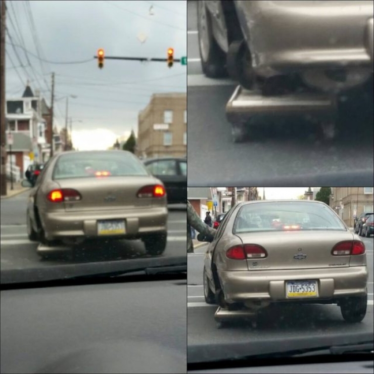 Illustration de l'article : Les pros du rafistolage auto sont de sortie. 12 photos qui rendraient Mac Gyver jaloux...