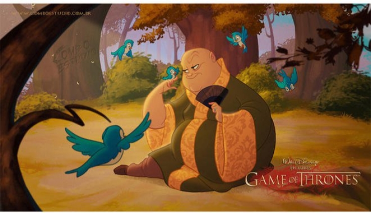 Illustration de l'article : Quand les univers de Game of Thrones et Disney s'entrem&ecirc;lent