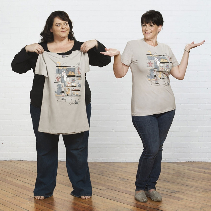 Illustration de l'article : L'ancienne et la nouvelle Beth Berd face &agrave; face dans une amusante s&eacute;rie de photos (10 photos)