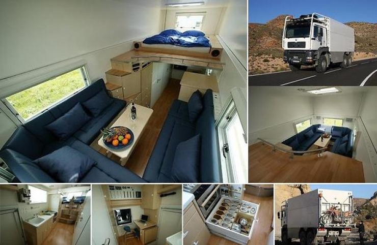 Illustration de l'article : 80 photos pour vous faire apprécier les Housetrucks, ces petites maisons mobiles sur roues...
