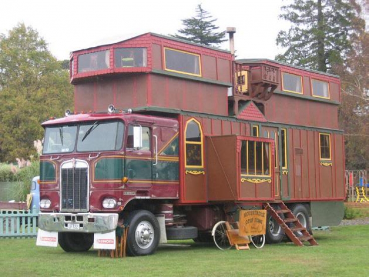 Illustration de l'article : 80 photos pour vous faire apprécier les Housetrucks, ces petites maisons mobiles sur roues...
