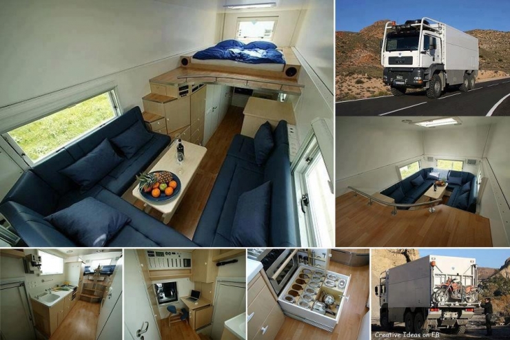 Illustration de l'article : 80 photos pour vous faire apprécier les Housetrucks, ces petites maisons mobiles sur roues...
