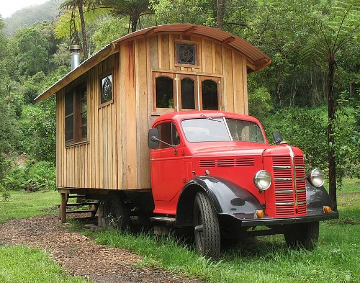 Illustration de l'article : 80 photos pour vous faire apprécier les Housetrucks, ces petites maisons mobiles sur roues...