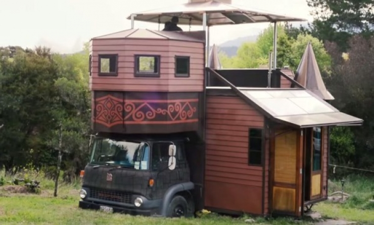 Illustration de l'article : 80 photos pour vous faire apprécier les Housetrucks, ces petites maisons mobiles sur roues...