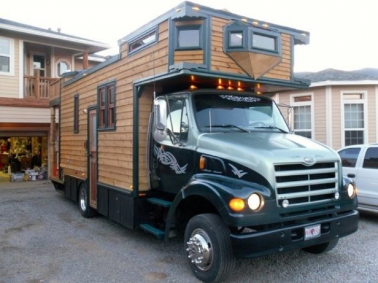 Illustration de l'article : 80 photos pour vous faire apprécier les Housetrucks, ces petites maisons mobiles sur roues...