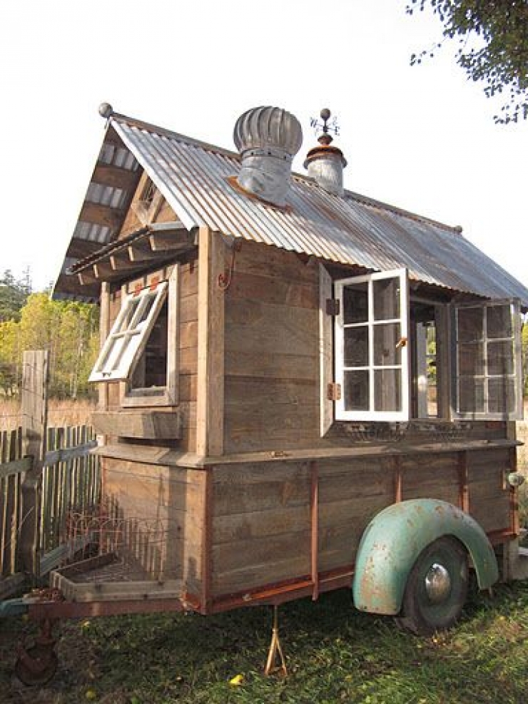 Illustration de l'article : 80 photos pour vous faire apprécier les Housetrucks, ces petites maisons mobiles sur roues...