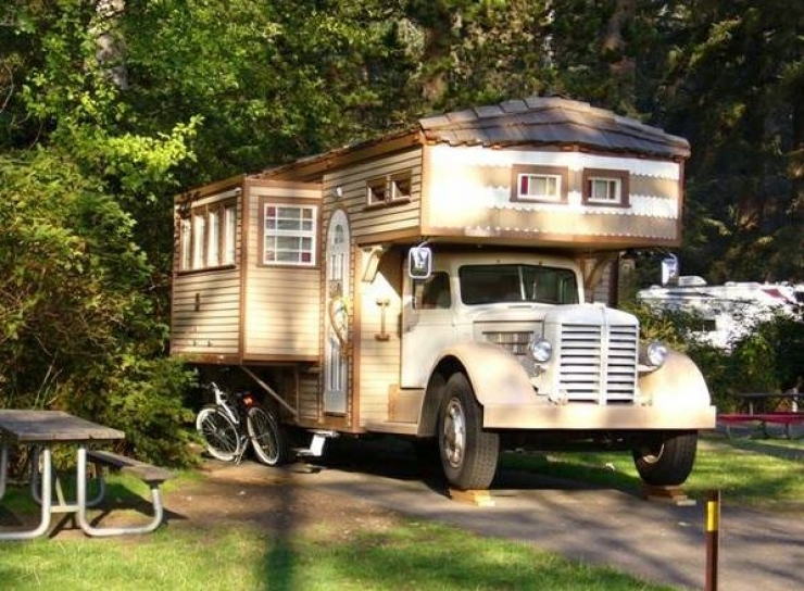 Illustration de l'article : 80 photos pour vous faire apprécier les Housetrucks, ces petites maisons mobiles sur roues...