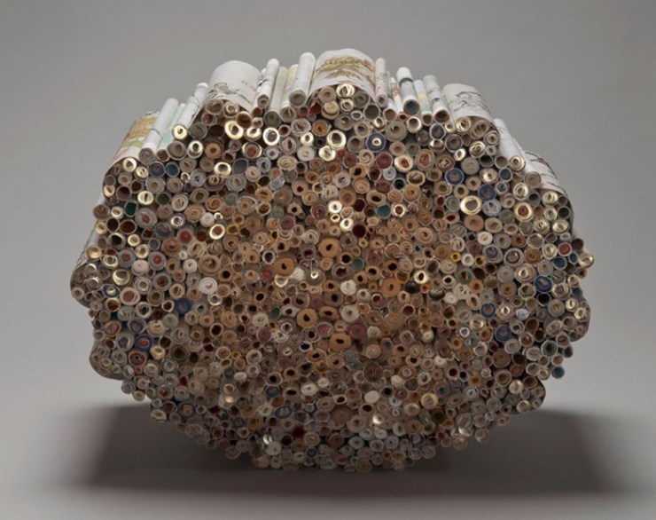 Illustration de l'article : Ses sculptures, Jacqueline Rush Lee les r&eacute;alise en transformant de vieux livres (15 photos)