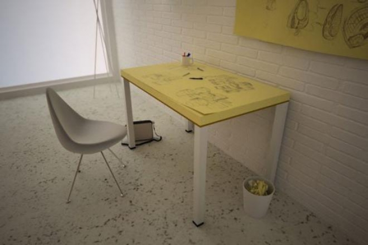 Illustration de l'article : Vous aimez les post-its ? Alors ce bureau tout à fait original est fait pour vous