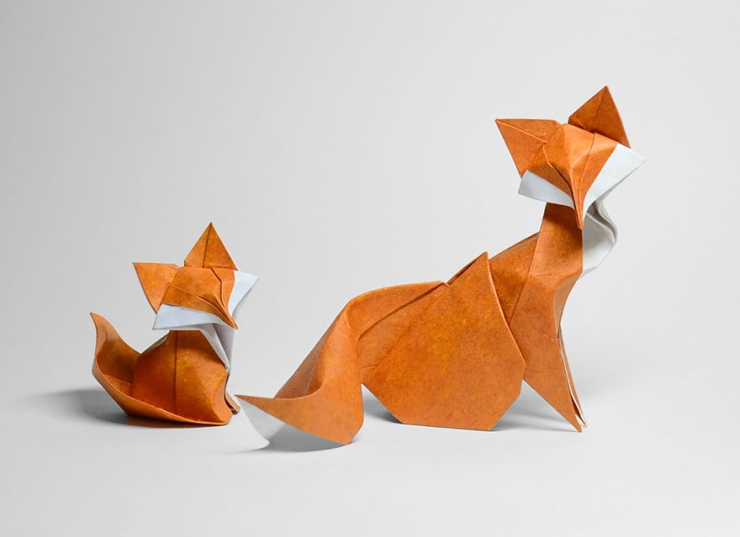 Illustration de l'article : Origami avec la technique du pliage humide par Ho&agrave;ng Ti?n Quy?t (7 photos)