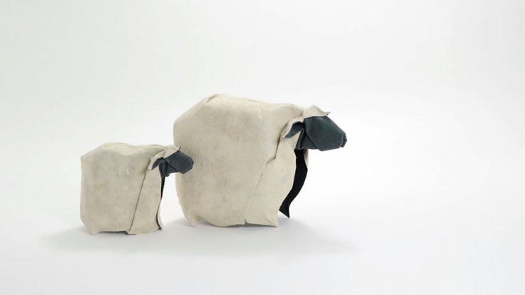 Illustration de l'article : Origami avec la technique du pliage humide par Ho&agrave;ng Ti?n Quy?t (7 photos)