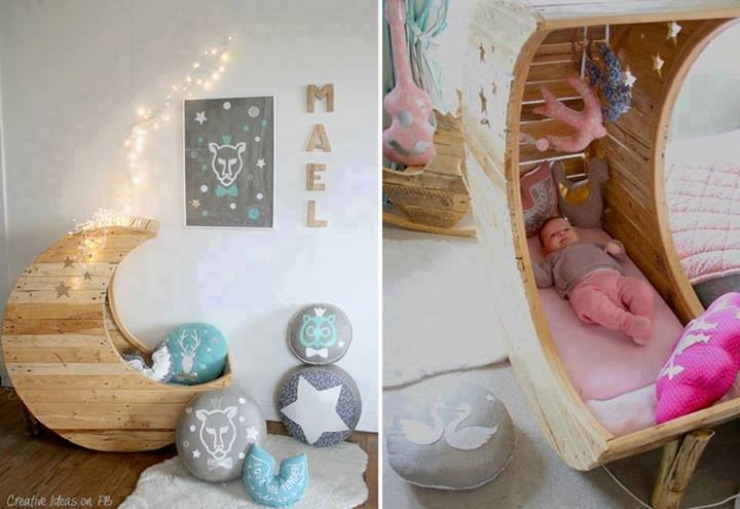 Illustration de l'article : Nouvelle s&eacute;rie de 53 r&eacute;alisations &agrave; base de palettes pour embellir vos chambres...