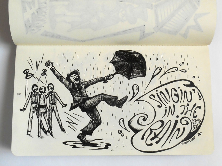 Illustration de l'article : Chaque jour, cet artiste breton dessine une sc&egrave;ne tir&eacute;e d'un grand classique du cin&eacute;ma (13 photos)