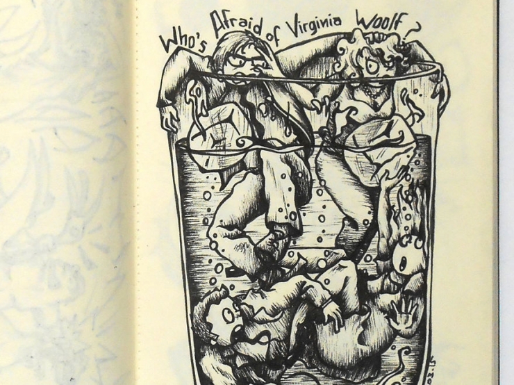 Illustration de l'article : Chaque jour, cet artiste breton dessine une sc&egrave;ne tir&eacute;e d'un grand classique du cin&eacute;ma (13 photos)