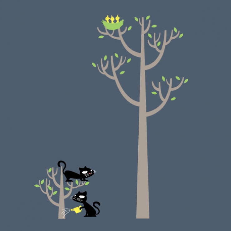 Illustration de l'article : La vie secr&egrave;te des chats d'apr&egrave;s Flyingmouse365