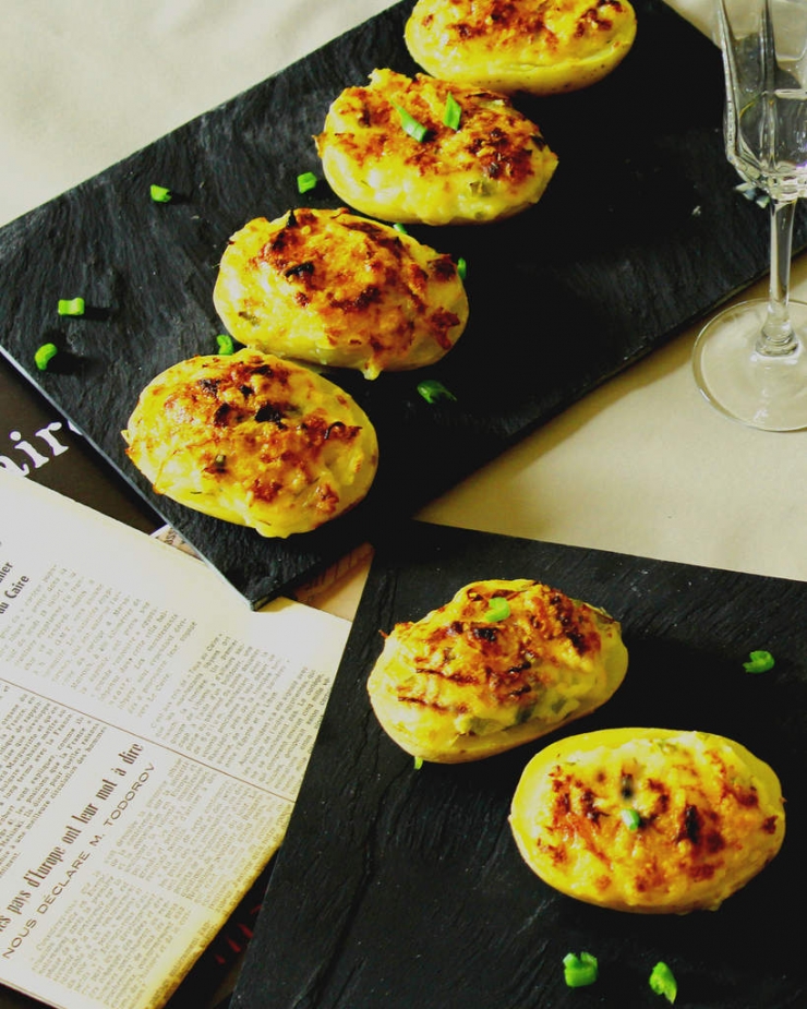 Illustration de l'article : Recette v&eacute;g&eacute;tarienne des pommes de terre gratin&eacute;es... Faites vous plaisir ! 