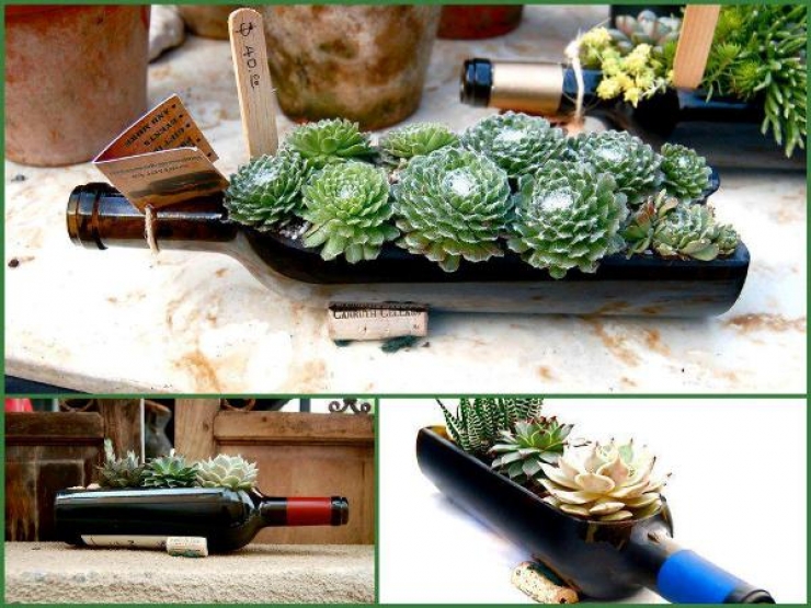 Illustration de l'article : Que faire avec vos bouteilles de verre ? Voici 32 id&eacute;es...