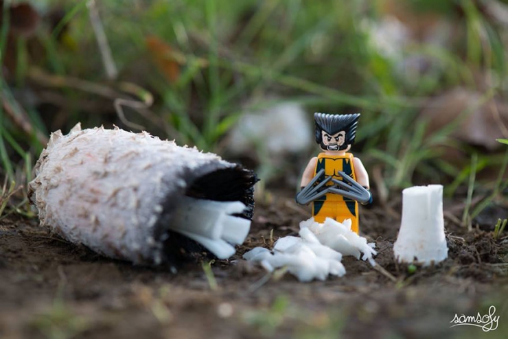 Illustration de l'article : 16 sc&egrave;nes miniatures amusantes avec des figurines Lego, sign&eacute;es Samsofy
