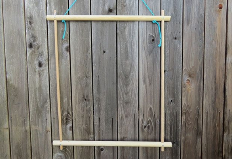 Illustration de l'article : Une jolie chaise hamac &agrave; faire &agrave; la maison...