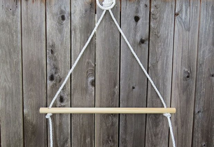 Illustration de l'article : Une jolie chaise hamac &agrave; faire &agrave; la maison...