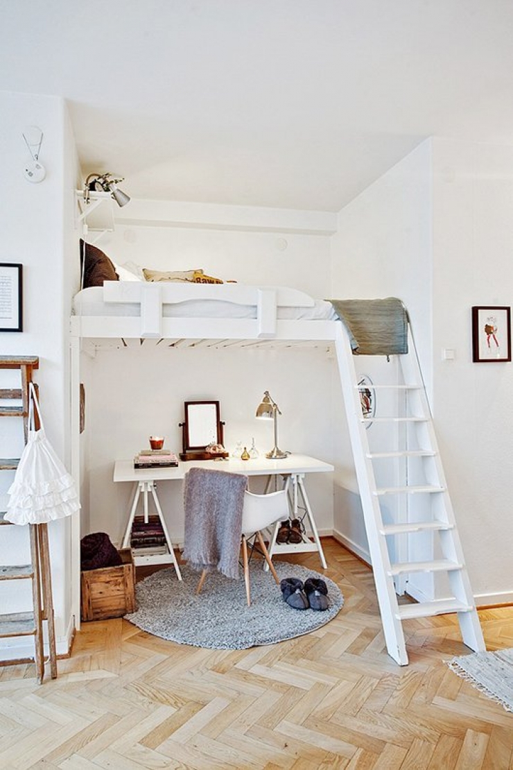 Illustration de l'article : Du mal à organiser la chambre de votre enfant dans un petit espace ? Ces 32 chambres devraient vous intéresser ! 