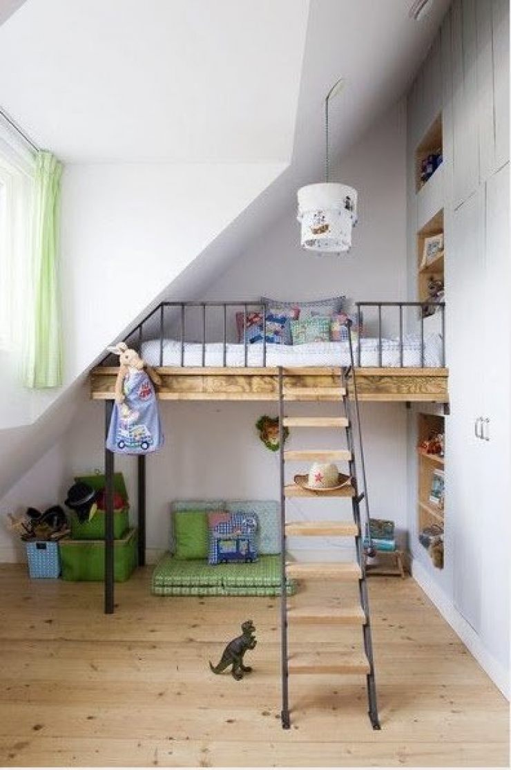 Illustration de l'article : Du mal à organiser la chambre de votre enfant dans un petit espace ? Ces 32 chambres devraient vous intéresser ! 