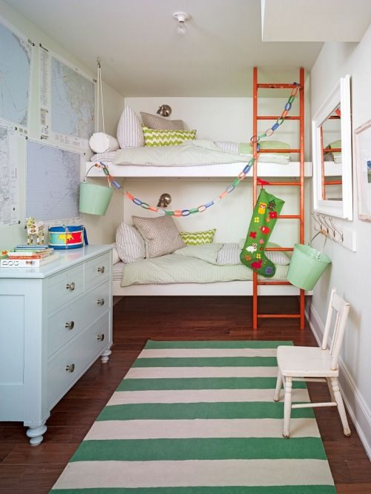 Illustration de l'article : Du mal à organiser la chambre de votre enfant dans un petit espace ? Ces 32 chambres devraient vous intéresser ! 