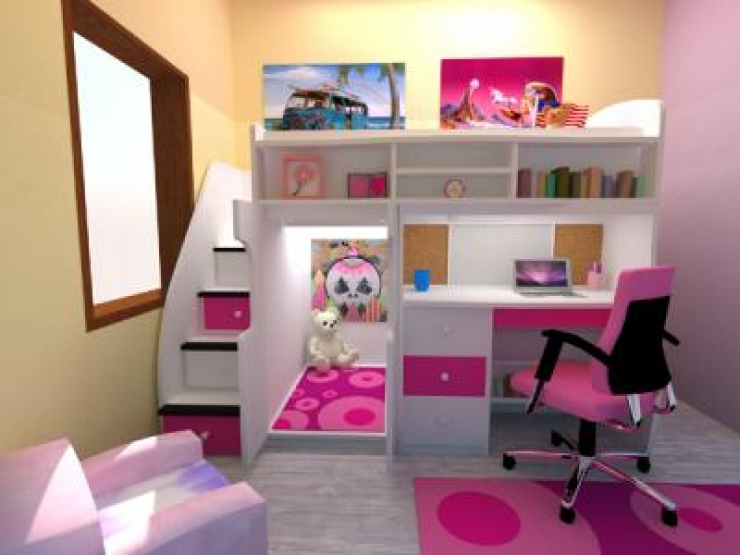 Illustration de l'article : Du mal à organiser la chambre de votre enfant dans un petit espace ? Ces 32 chambres devraient vous intéresser ! 