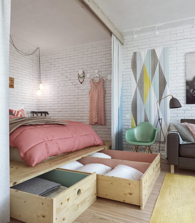 Illustration de l'article : Du mal à organiser la chambre de votre enfant dans un petit espace ? Ces 32 chambres devraient vous intéresser ! 