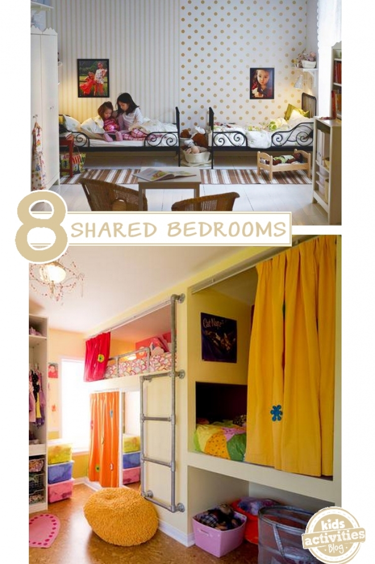 Illustration de l'article : 25 Id&eacute;es de chambres partag&eacute;es pour des enfants... Gain de place, bonjour !