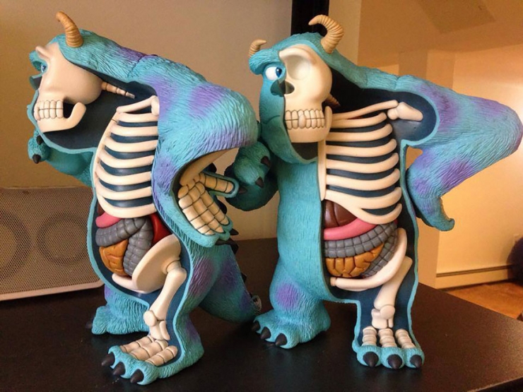 Illustration de l'article : Jason Freeny d&eacute;voile l'anatomie des personnages de dessins anim&eacute;s (16 photos)