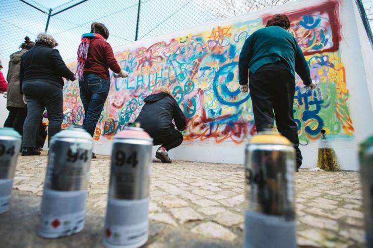 Illustration de l'article : Au Portugal, les seniors se mettent au graffiti. Et ça vaut franchement le détour !