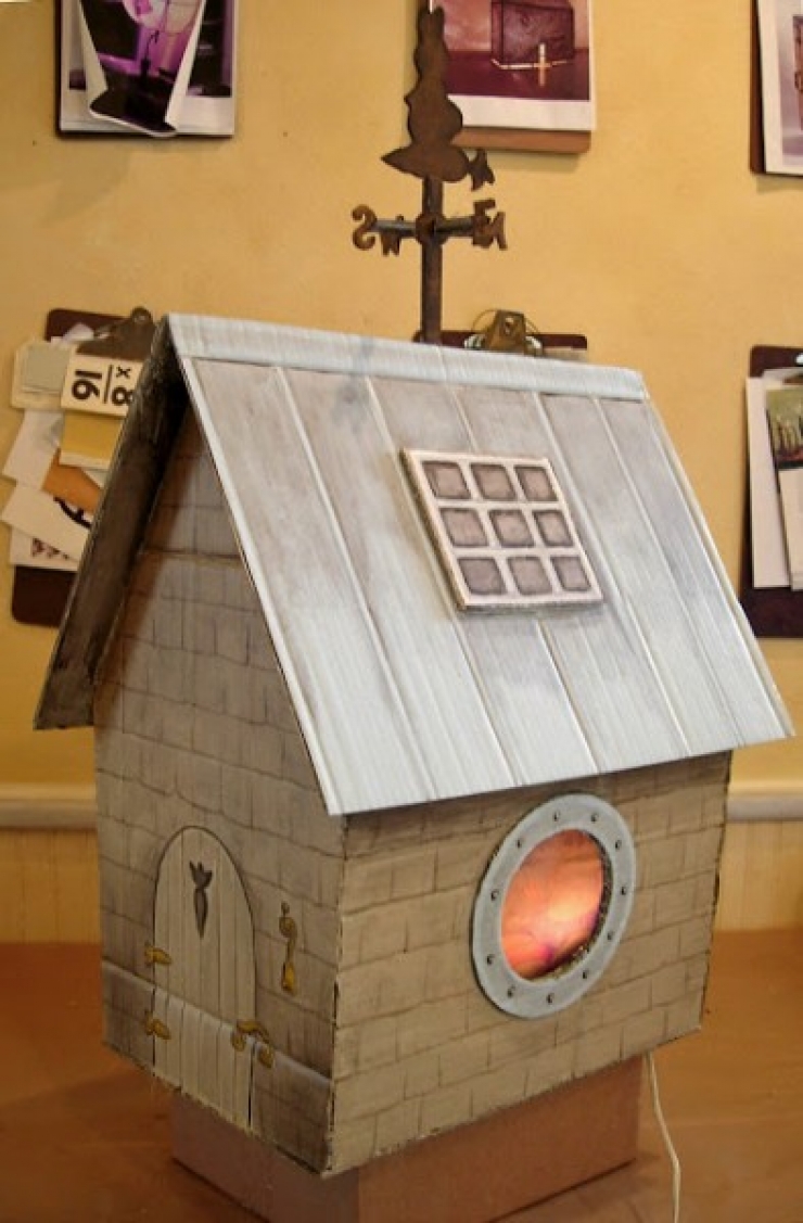 Illustration de l'article : Top 26 des plus belles maisons faites avec des boites de carton !