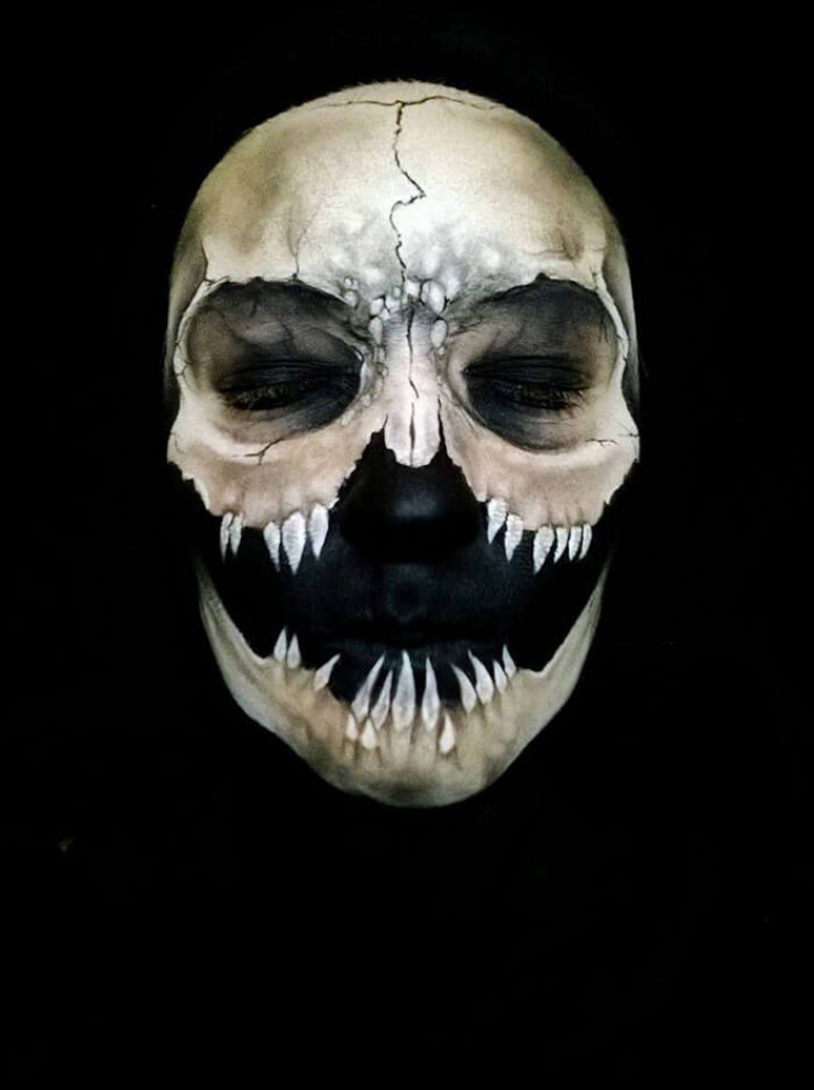 Illustration de l'article : Nikki Shelley est une artiste spécialisée dans les maquillages d'Halloween... Zoom sur 30 de ses plus belles réalisations !