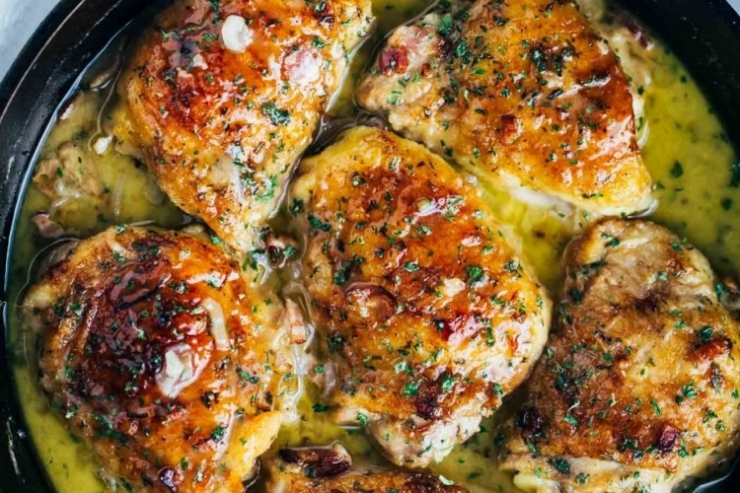 Illustration de l'article : La recette du poulet bacon à la sauce au vin… De quoi ravir vos invités !