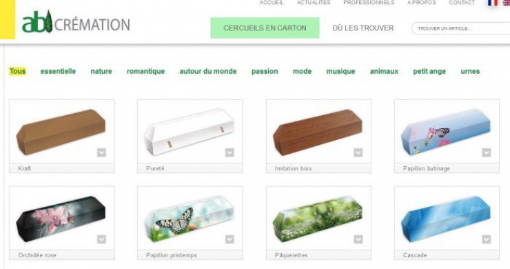 Illustration de l'article : Un cercueil en carton, une alternative écologique bien moins coûteuse…