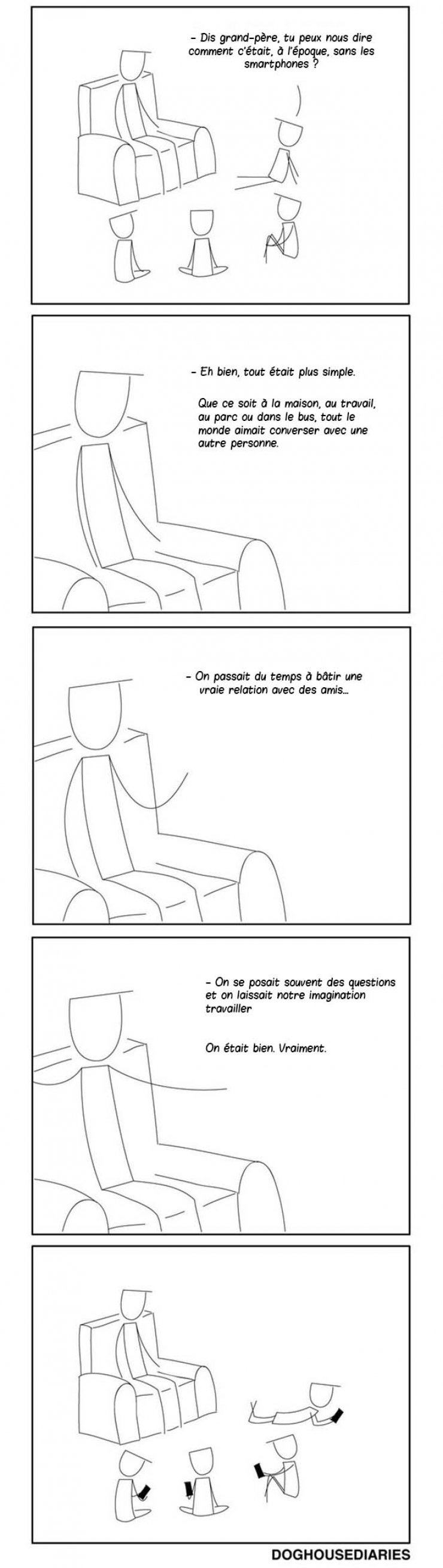 Illustration de l'article : 31 images qui d&eacute;noncent notre d&eacute;pendance croissante aux smartphones