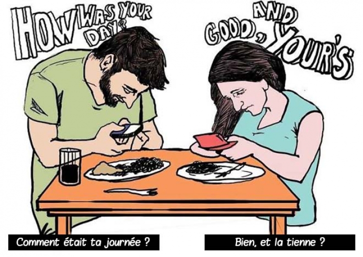 Illustration de l'article : 31 images qui d&eacute;noncent notre d&eacute;pendance croissante aux smartphones