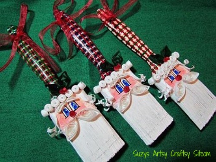 Illustration de l'article : Des pinceaux bricolés et transformés en Pères Noël... 20 modèles pour occuper vos enfants !