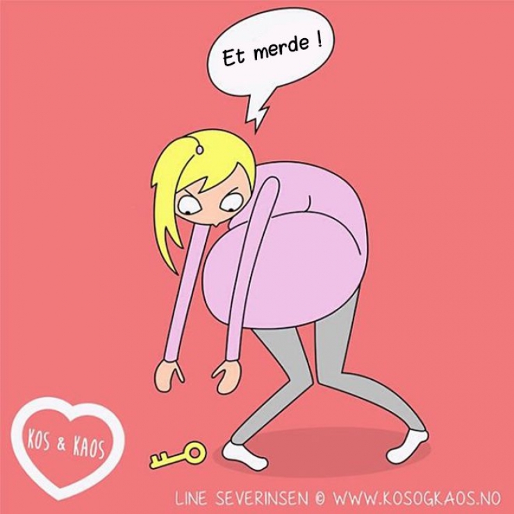 Illustration de l'article : Le calvaire des femmes enceintes résumé à travers 24 illustrations qui devraient parler à toutes les mamans !