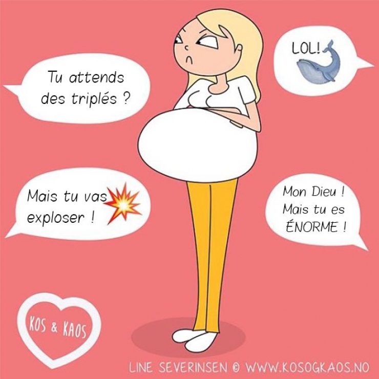 Illustration de l'article : Le calvaire des femmes enceintes résumé à travers 24 illustrations qui devraient parler à toutes les mamans !