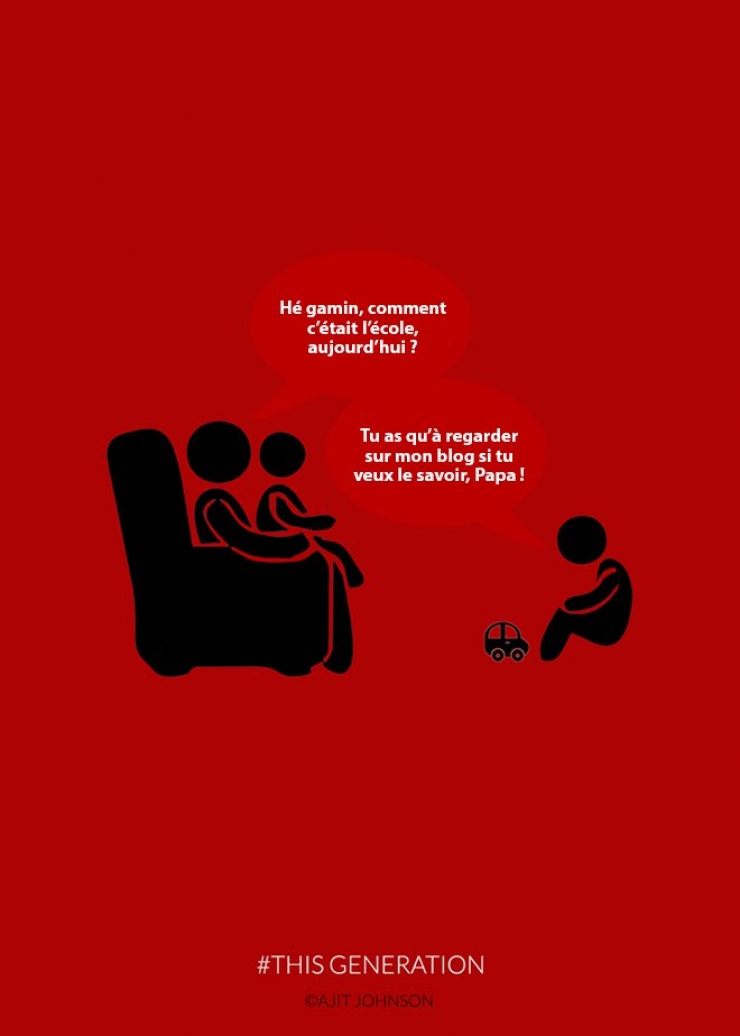 Illustration de l'article : 24 illustrations qui montrent l’impact de la technologie sur notre génération…Vous allez voir, c’est très réaliste !