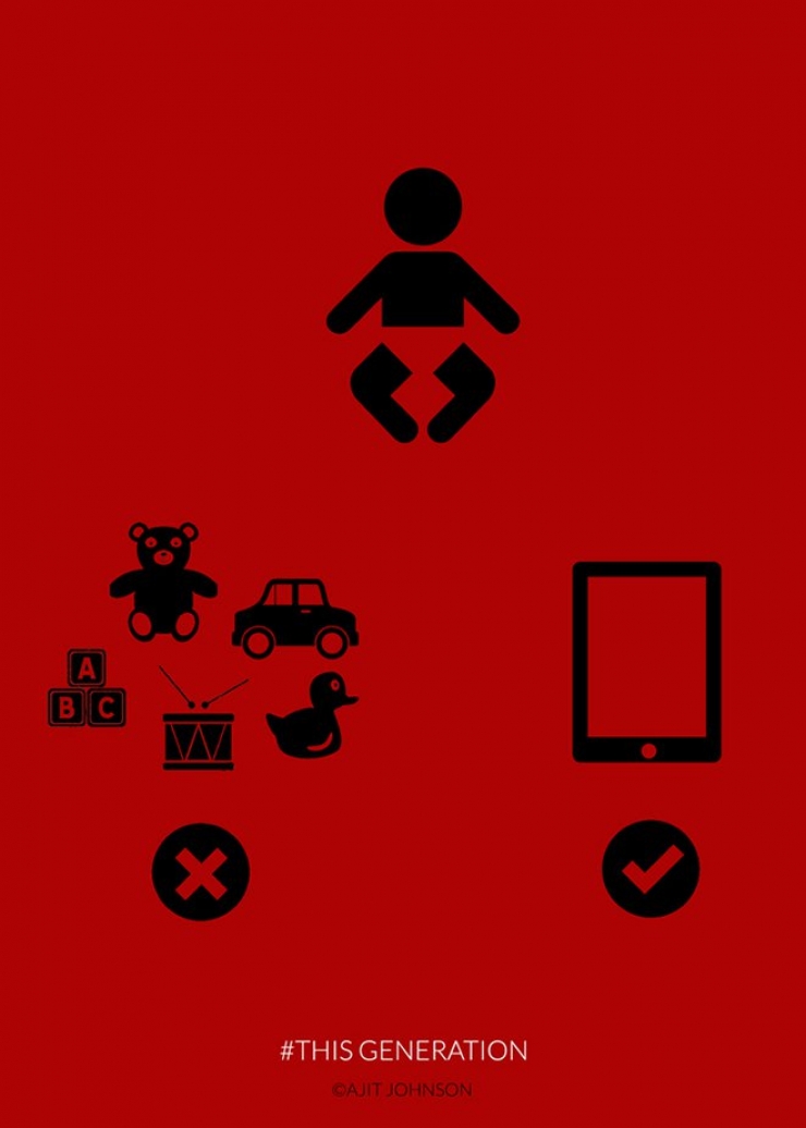 Illustration de l'article : 24 illustrations qui montrent l’impact de la technologie sur notre génération…Vous allez voir, c’est très réaliste !