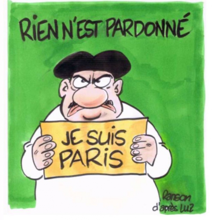 Illustration de l'article : Qu'ils soient inconnus ou artistes, ils rendent hommage aux victimes des attentats &agrave; travers des dessins poignants ! Respect !